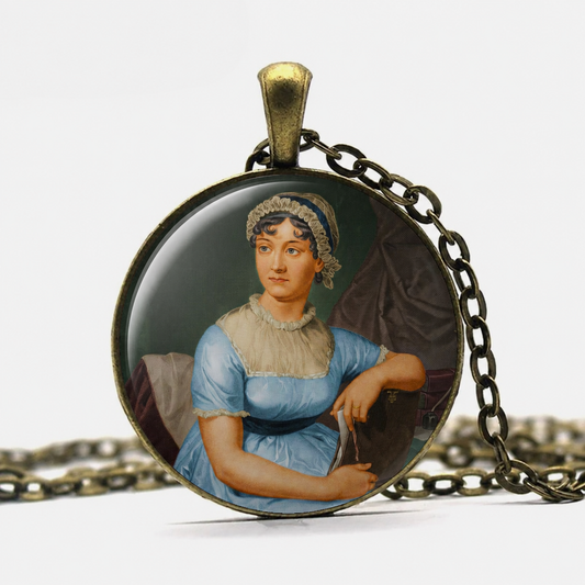 Jane Austen Necklace,Lover Gift Necklace - Denoss