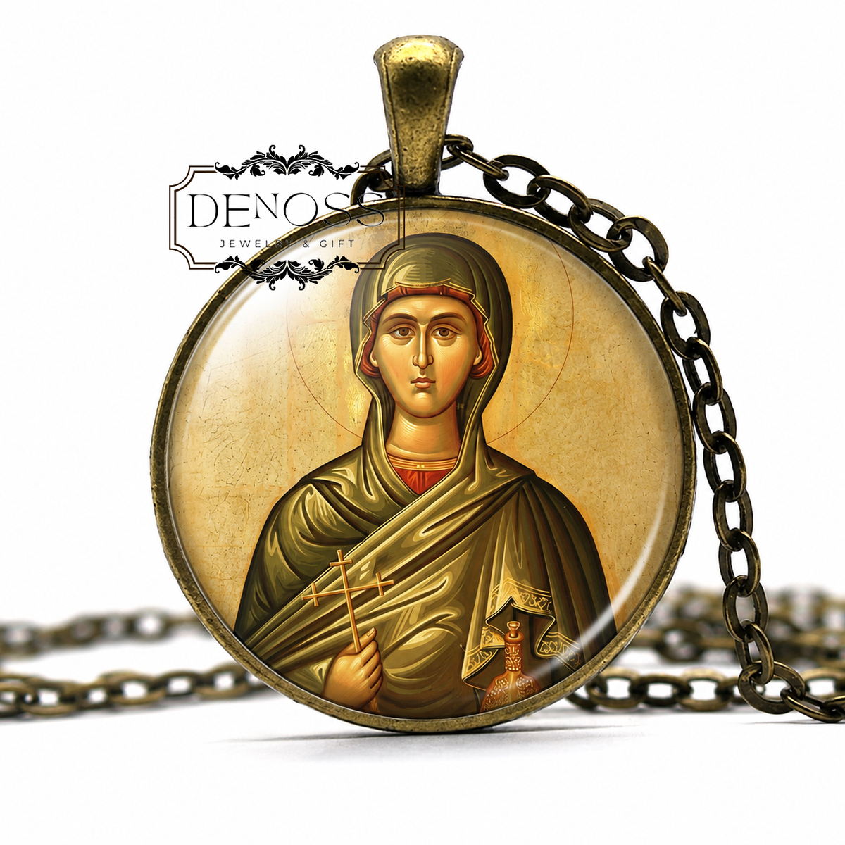 Saint Mary Magdalene Necklace,Christian Medal