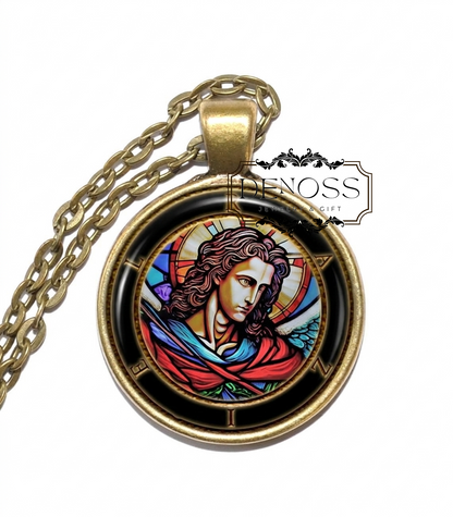 ARCHANGEL RAZIEL Necklace,Archangel of Mysteries,Archangel of the Chokhmah,Keeper of Secrets,Secret of God
