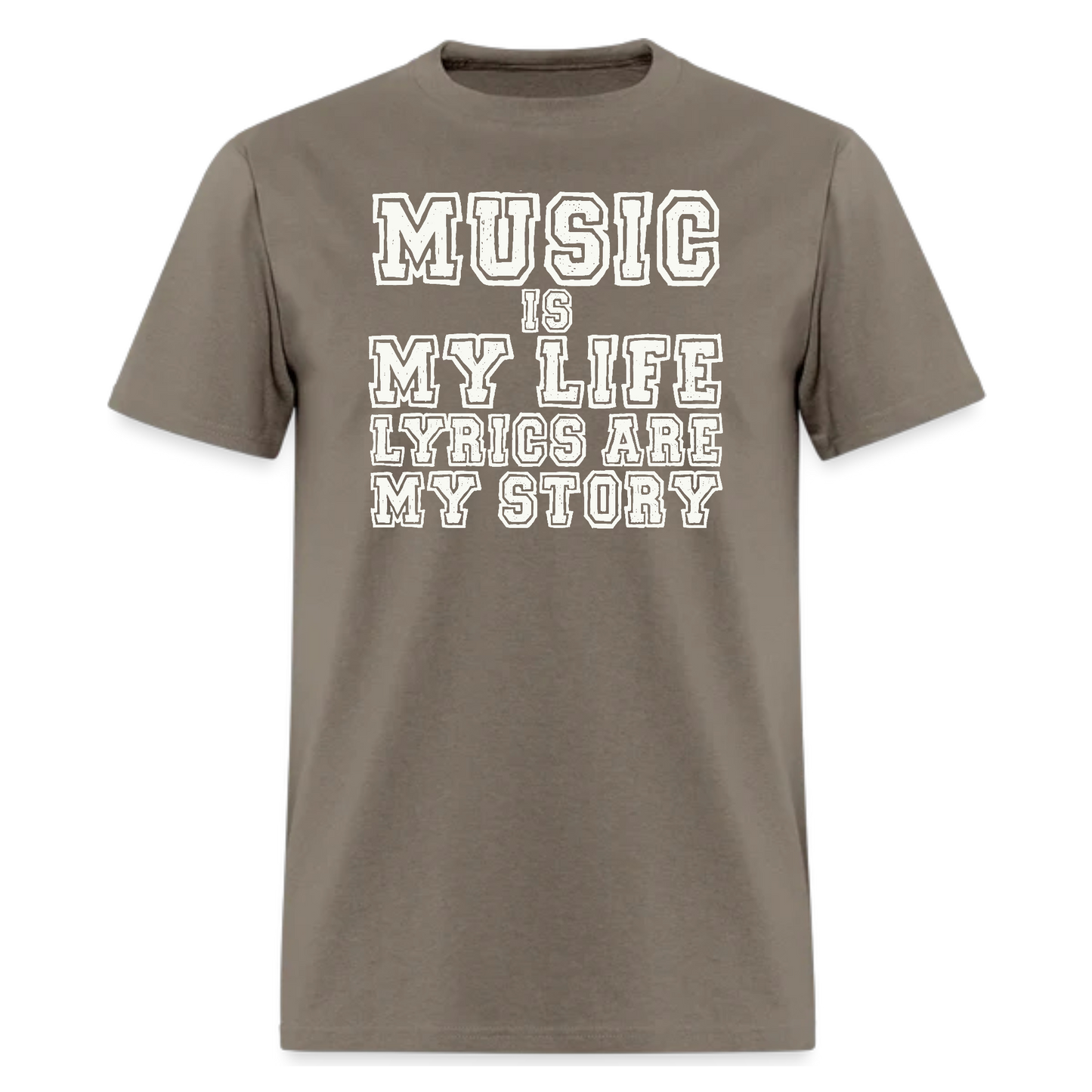 Music is my life  Lyrics are my story Tshirt