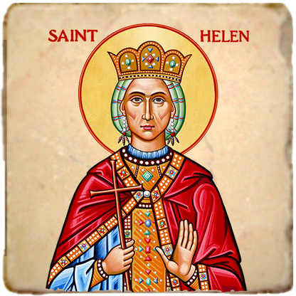 St.Helen Icon,Women Saint,Marble Icon,Handmade,Prayer gift,Christian Icon