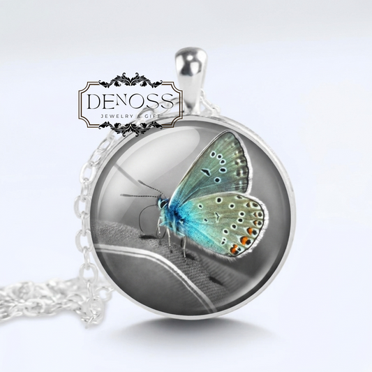 Simple Butterfly Pendant Necklace