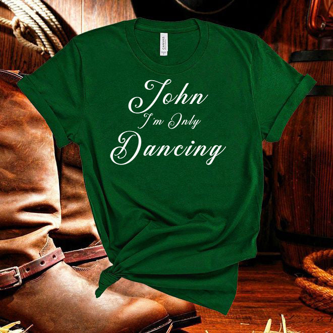 John I'm only dancing t-shirt,Ziggy t-shirt
