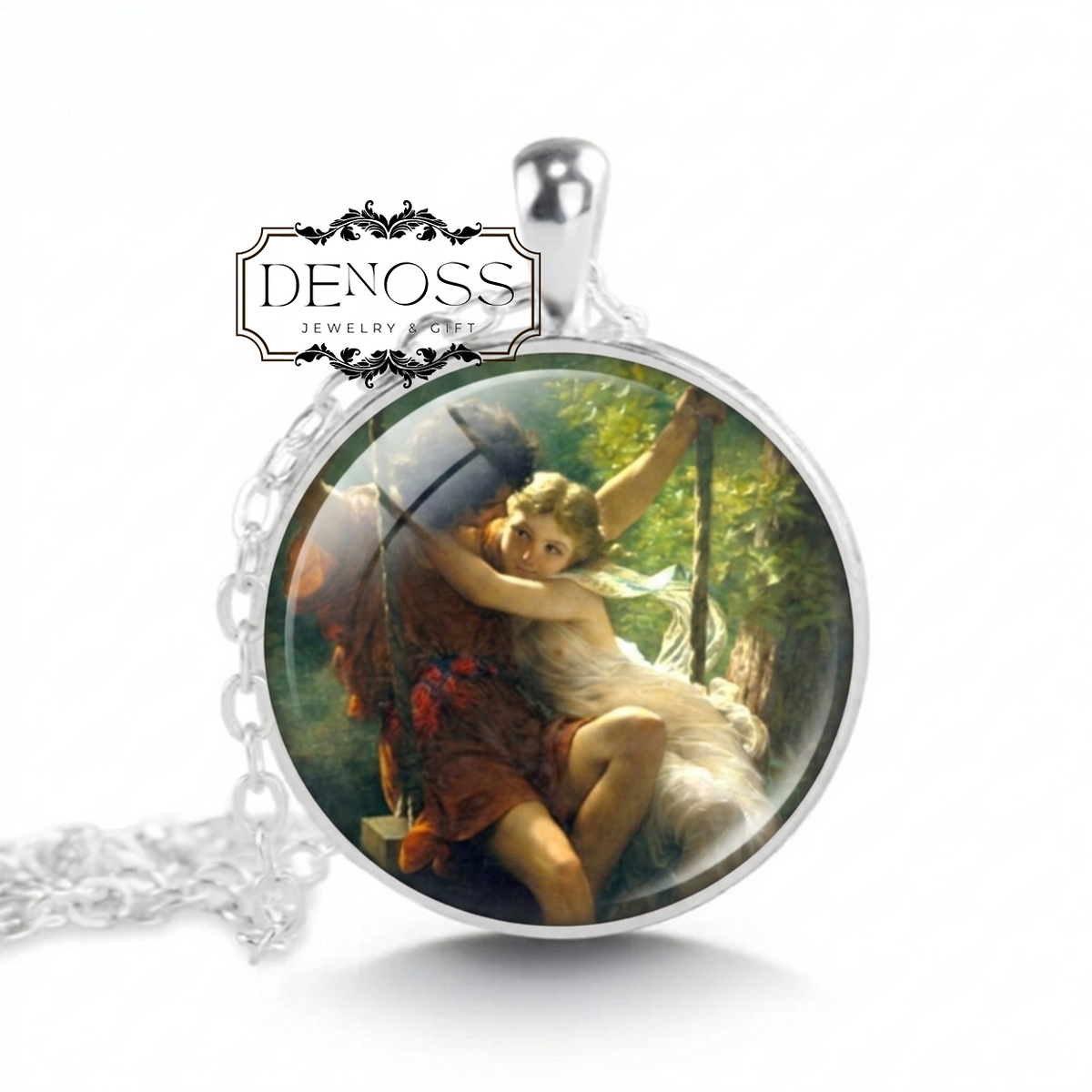 Springtime Art Nouveau Jewelry,Pierre Auguste Cot Necklace