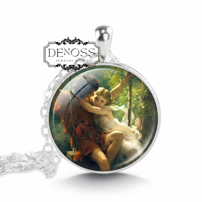 Springtime Art Nouveau Jewelry,Pierre Auguste Cot Necklace