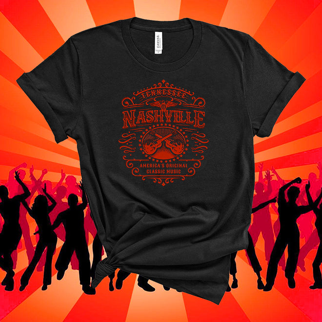 Nashville Tennessee America's Classic Music T shirt