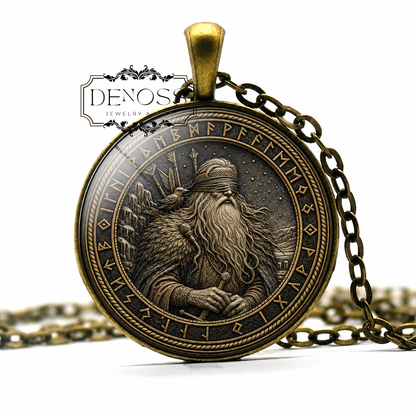 HODR Necklace,Norse God,Darkness,Winter,Blind,Mistletoe Arrow,Balder's Slayer,Son of Odin,Vikings,Scandinavian