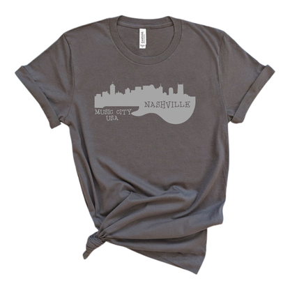 Nashville, Music City USA Music T shirt