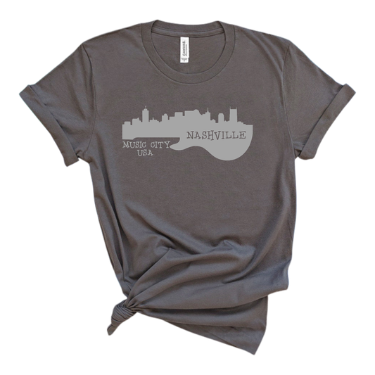 Nashville, Music City USA Music T shirt