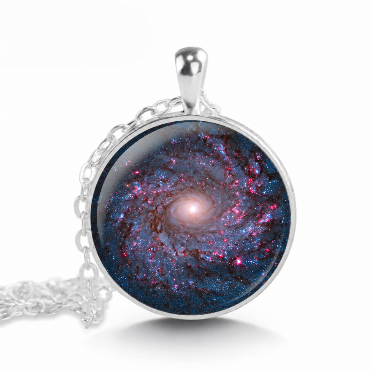 Nebula Galaxy Pendant Necklace,Cosmos Universe Jewelry Gift