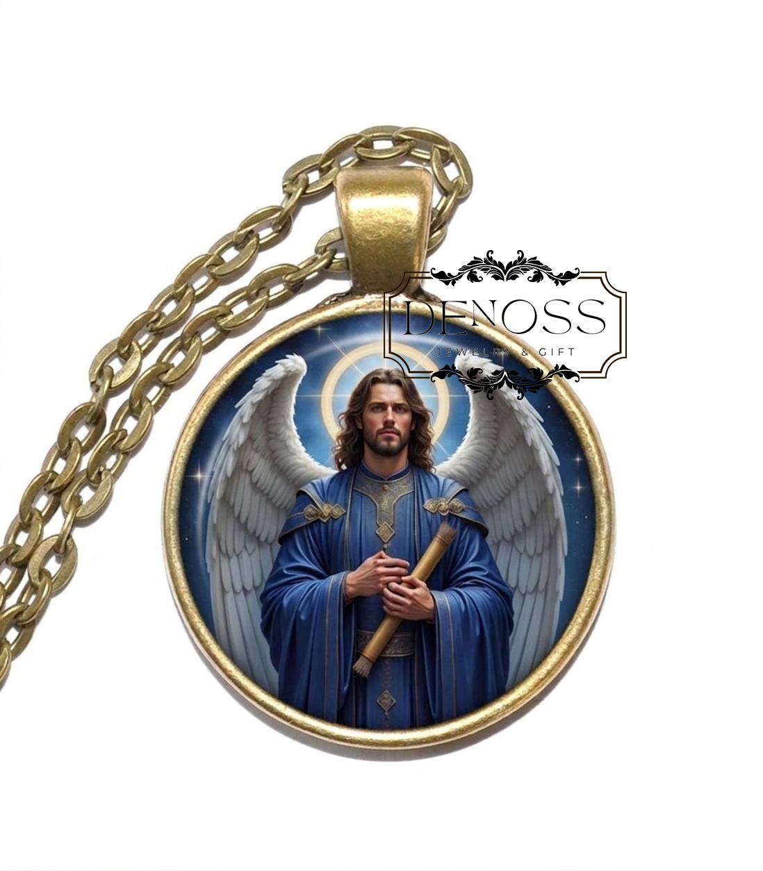 ARCHANGEL SARIEL Necklace,Angel of Truth & Justice,Revealer of Hidden Truths,Spiritual Growth,Discipline, Divine Insight