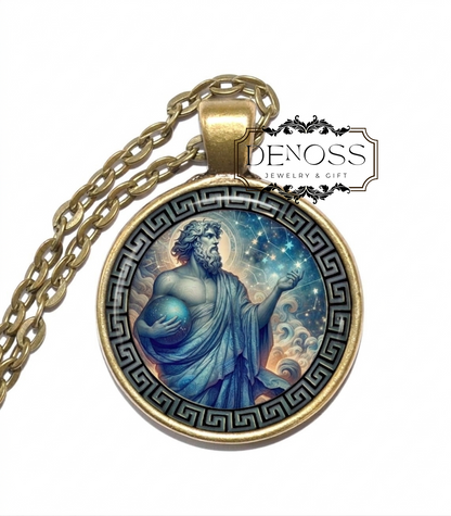 COEUS Necklace,Titan God of Intellect,Titan God of Foresight,Titan God of the Celestial Axis,Greek,Mythology