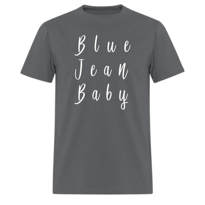 Blue Jean Baby,lyric Music Tshirt
