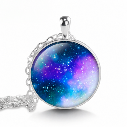 Nebula Galaxy Pendant Necklace,Space Jewelry,Galaxy Gift