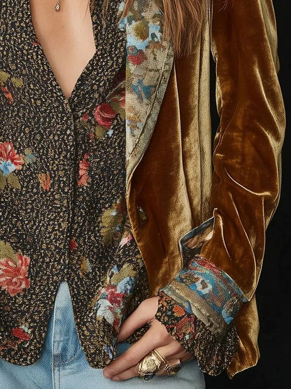 Elegant Velvet Blazer for Women
