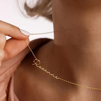 Personalized Choker Name Necklace