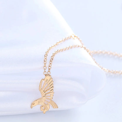 Hawk Gold Necklace Minimalist Necklace