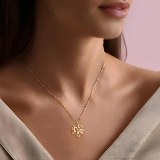 Custom Dragon Name Necklace