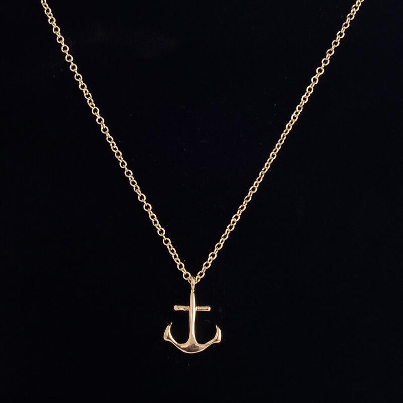 Anchor Gold Necklace
