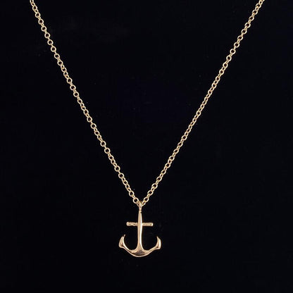 Anchor Gold Necklace