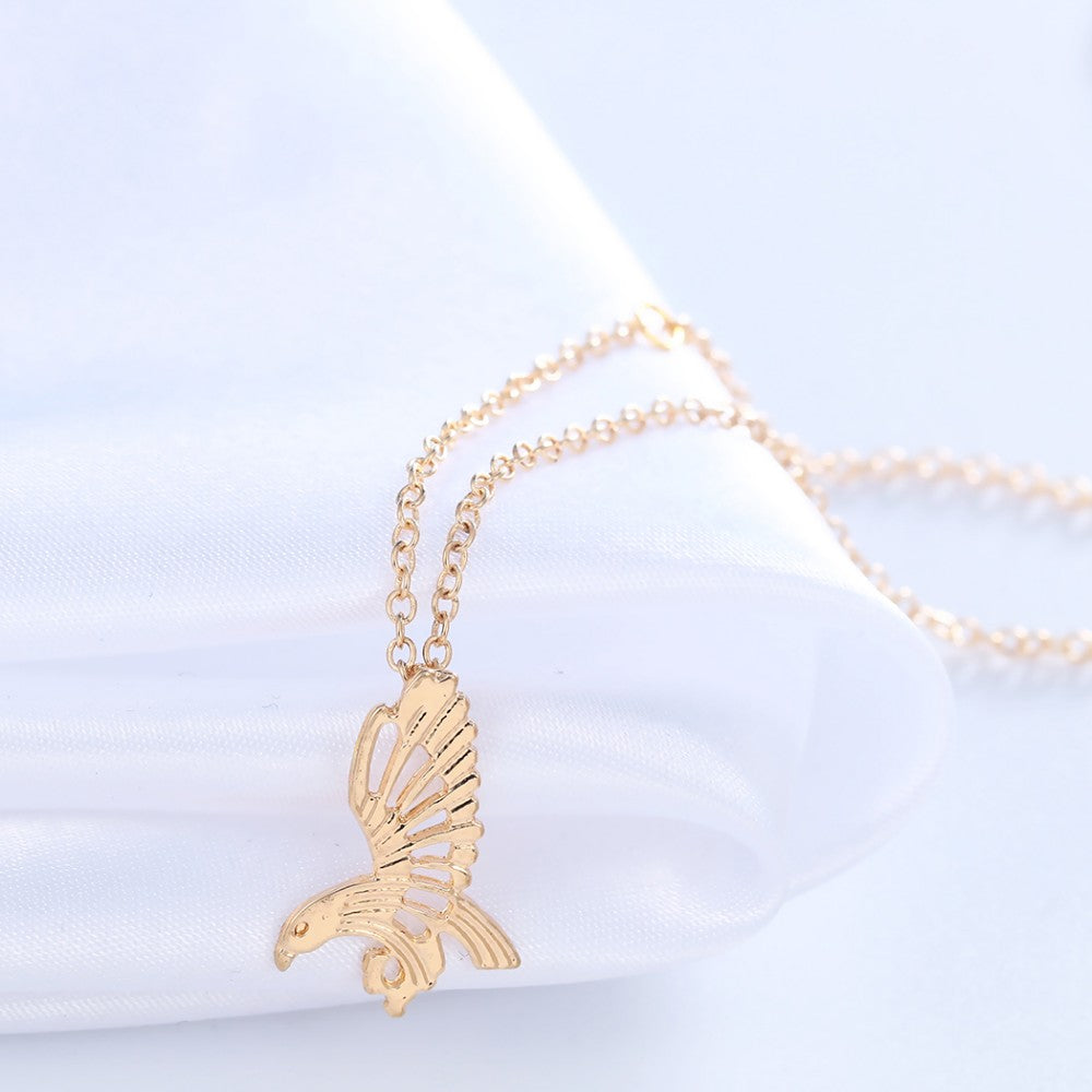 Hawk Gold-Silver Necklace