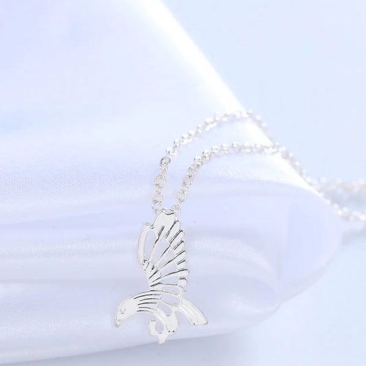 Hawk Silver Necklace Minimalist Necklace