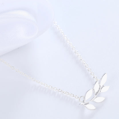 Olive Branch Gold-Silver Necklace