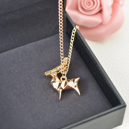 Deer Gold-Silver Necklace