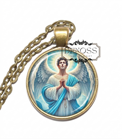 ARCHANGEL SELAPHIEL Necklace Angel of Prayer,Angel of Worship,One who prays to God,The Prayer of God,Eastern Orthodox