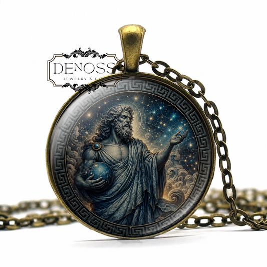 COEUS Necklace,Titan God of Intellect,Titan God of Foresight,Titan God of the Celestial Axis,Greek,Mythology - Denoss