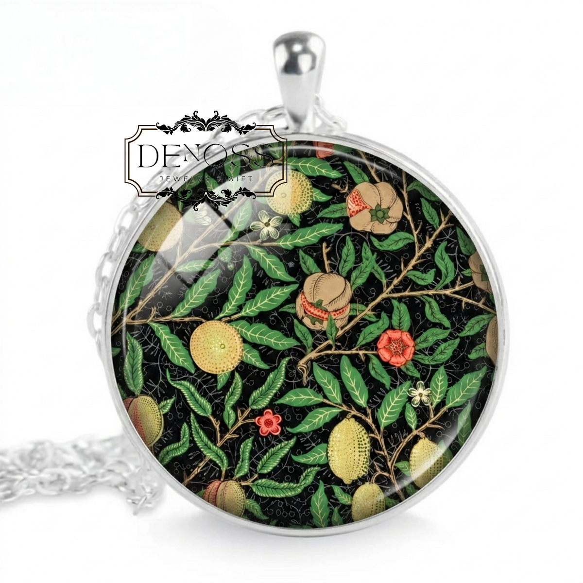 William Morris Fruit Pendant Necklace