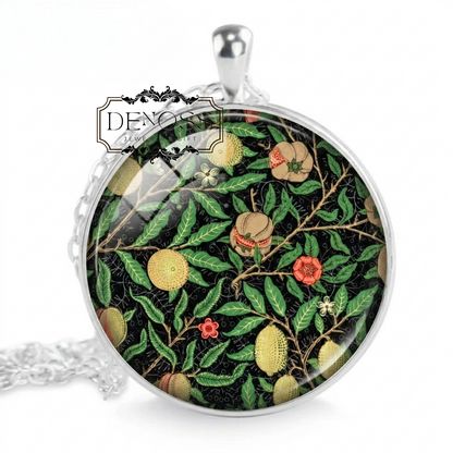 William Morris Fruit Pendant Necklace