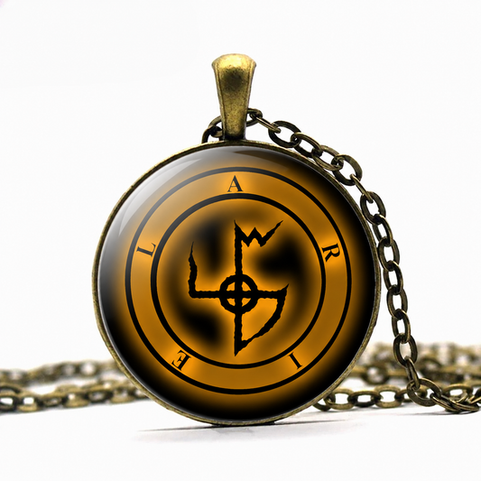 Ariel Sigil Pendant Necklace,Angelic Protection Talisman Necklace