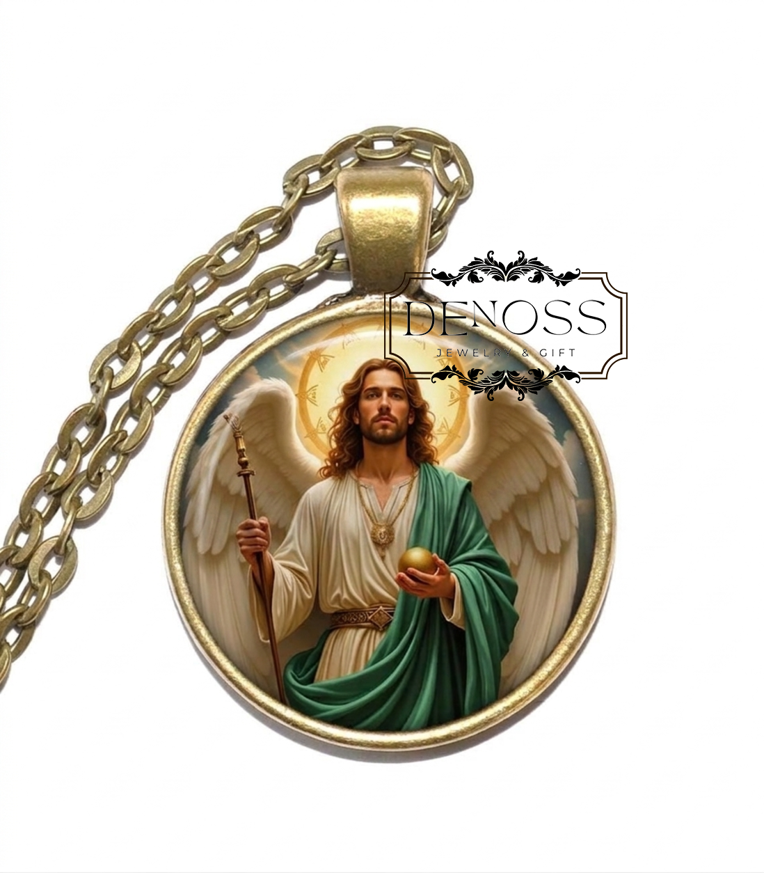 ARCHANGEL ZACHARIEL Necklace,Angel of Wisdom & Compassion,Your Angel of Understanding,Guidance,Emotional Healing,Insight