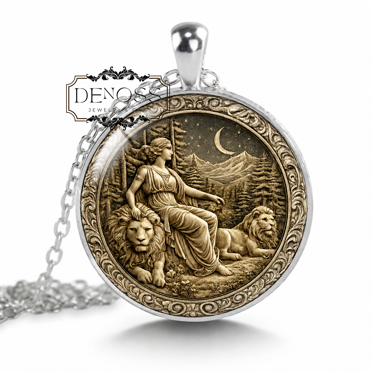 CYBELE Necklace,Magna Mater,Great Mother,Phrygian goddess,Fertility,Nature,Goddess of Mountains,Mythology