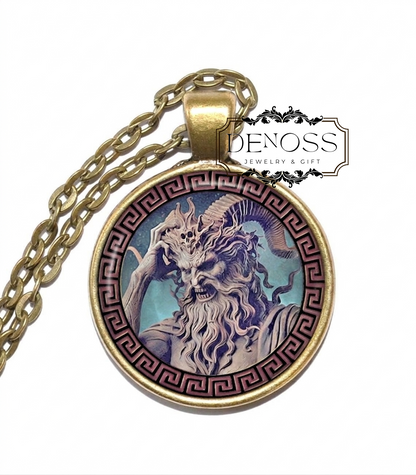 DEIMOS Necklace,God,Greek,Mythology,God of Dread,God of Terror,Son of Ares,Son of Aphrodite,Spreading Chaos among Soldiers