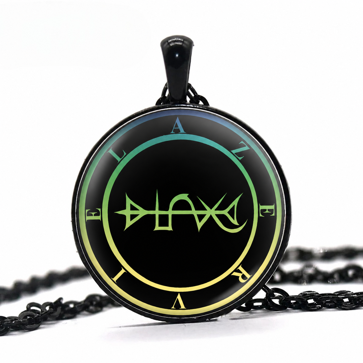 Azerviel Sigil Pendant Necklace,Angelic Seal, Esoteric Amulet