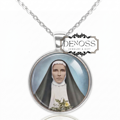 Blessed Mother Marianne Cope Catholic Necklace,Patron Saint Pendant Marianne of Molokai