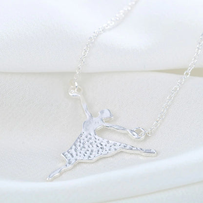 Ballerina Silver Necklace