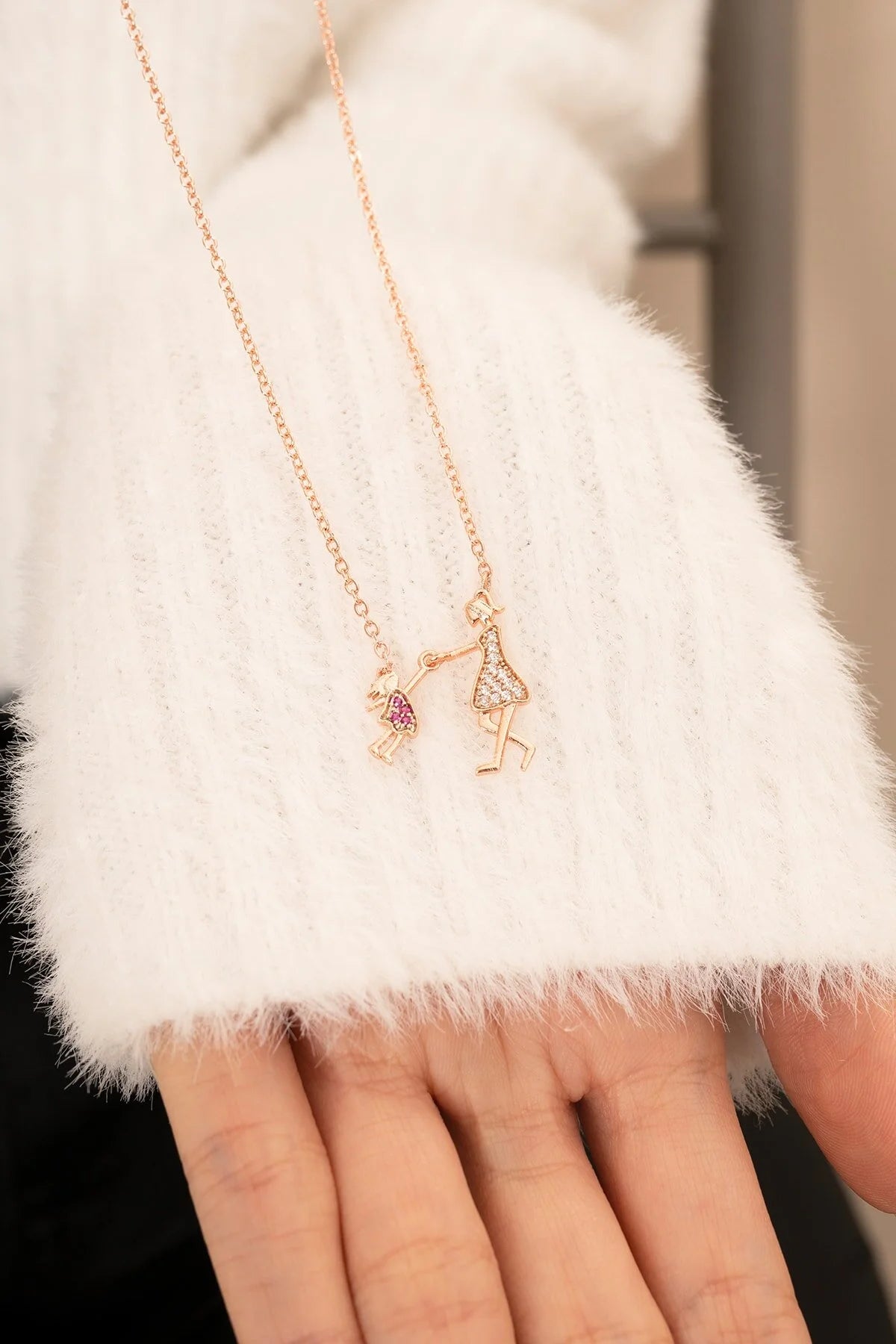 Mother and Child Necklace