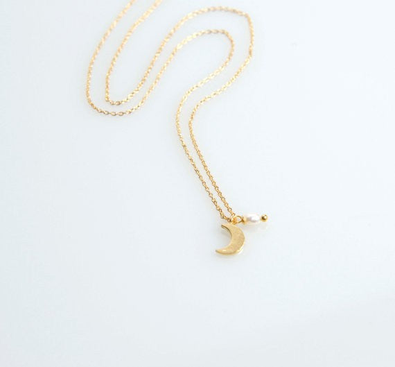 Moon Silver Necklace