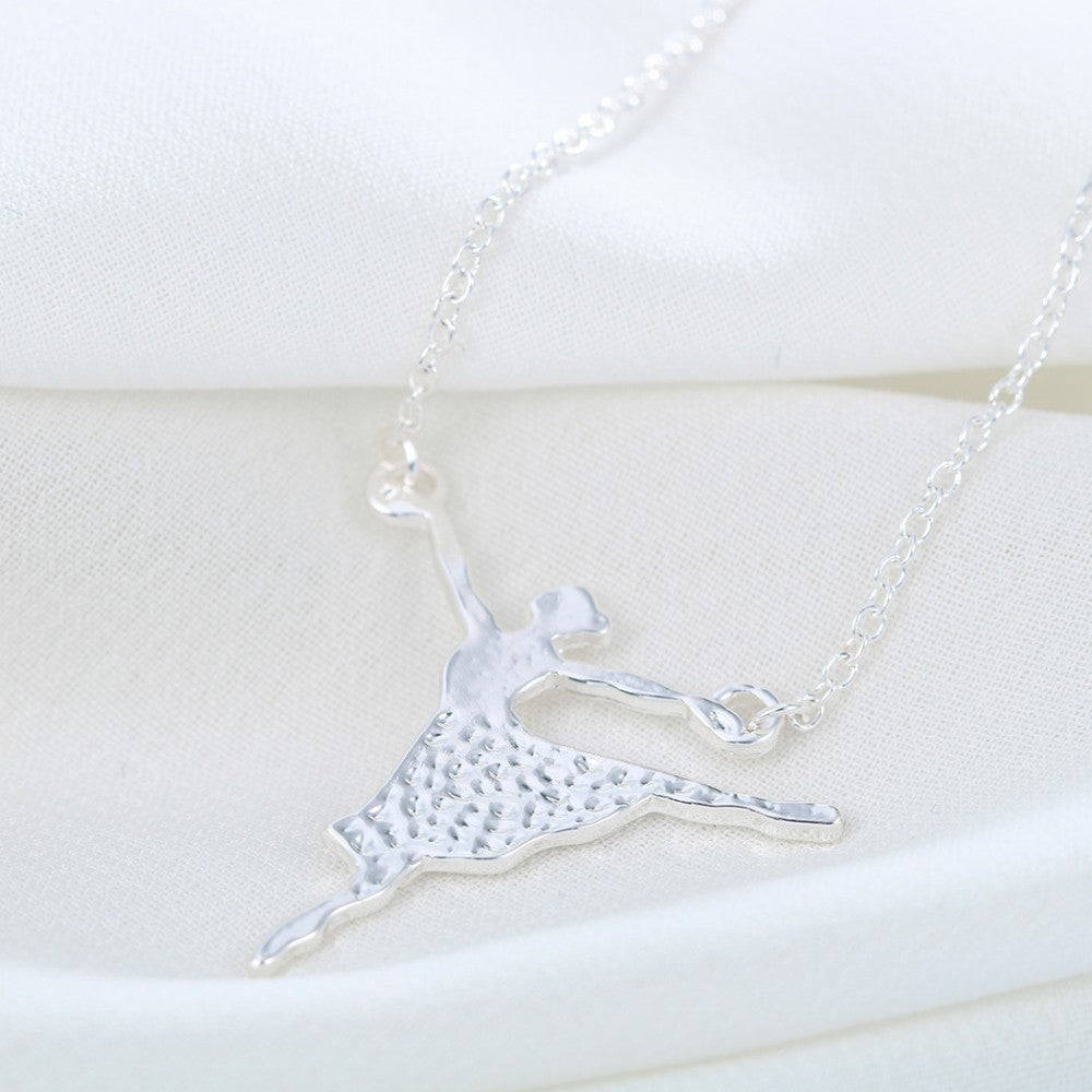 Ballerina Silver Necklace