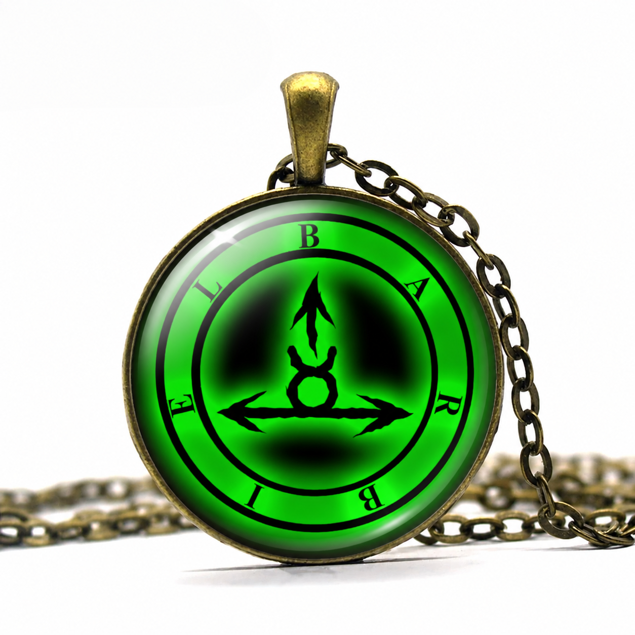 Barbiel Sigil Pendant Necklace,Angelic Seal Amulet,Spiritual Transformation Talisman Jewelry