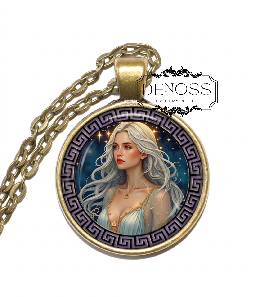 ELECTRA Necklace,Goddess of Lightning & Light,Bringer of Storm and Clarity,Illuminator of the Soul,Radiant Spark of Inspiration