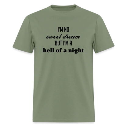 Halsey Tshirt,No Sweet Dream But Hell Of A Night lyric Tshirt