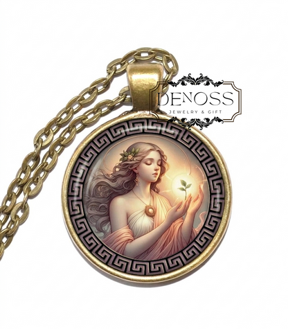 ELPIS Necklace,Goddess of Hope,Embodiment of Optimism,Resilience,Spiritual Encouragement