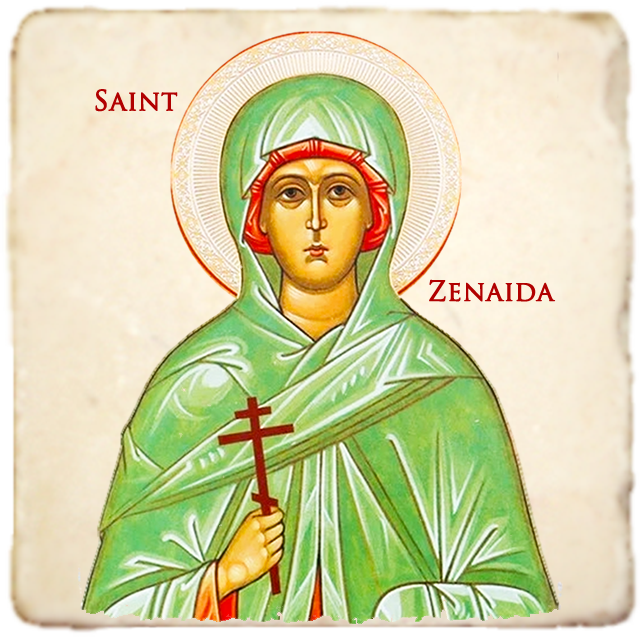 St.Zenaida of Tarsus Icon,Women Saint,Marble Icon,Handmade,Prayer gift,Christian Icon