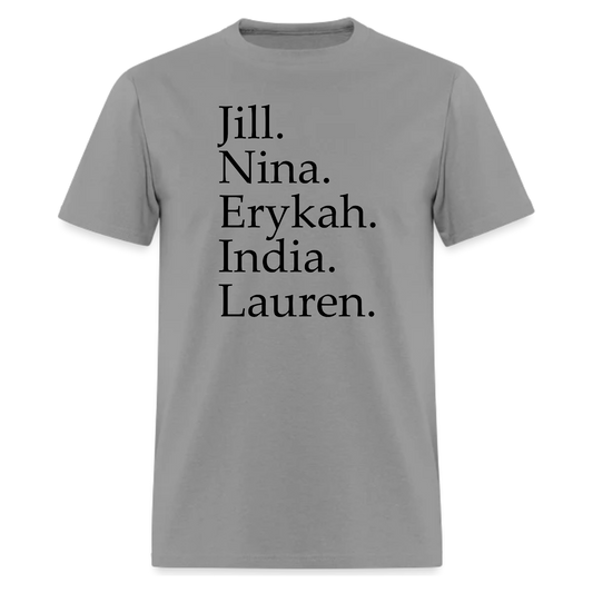 Jill Scott,Nina Simone,India Arie,Erykah Badu,Lauren Hill T-shirt