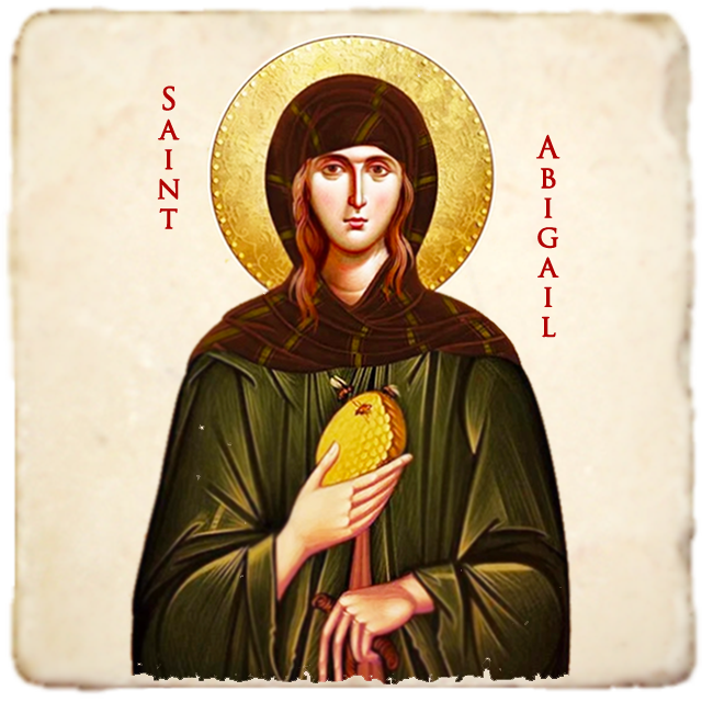 St.Abigail Icon,Women Saint,Marble Icon,Handmade,Prayer gift,Christian Icon