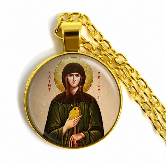 Saint AbigaiSaint Gobnait Necklace